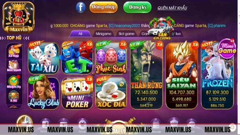 minigame maxvin tóm tắt thông tin